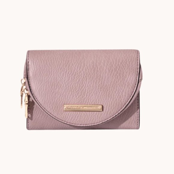 Poppy & Peonies Margaux RFID Mauve Wallet - Picture 1 of 11